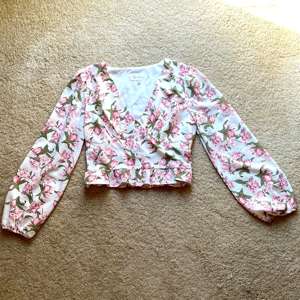 Sweet Lemon Cream and Pink Top